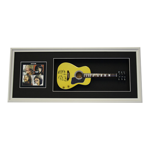 the beattles guitar & postcard by: springfield hobbies